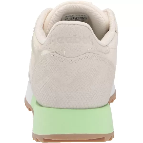 imageReebok Womens Classic Leather Ripple SneakersChalkClassic WhiteMorning Fog