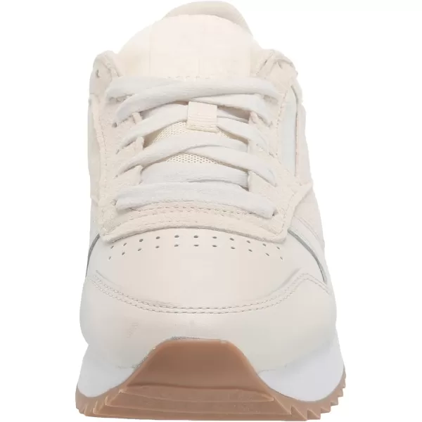 imageReebok Womens Classic Leather Ripple SneakersChalkClassic WhiteMorning Fog