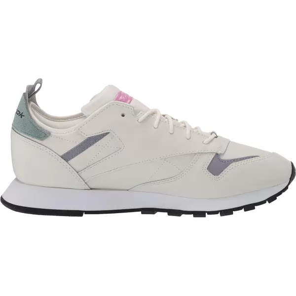imageReebok Womens Classic Leather Ripple SneakersChalkGreen SlateJasmine Pink