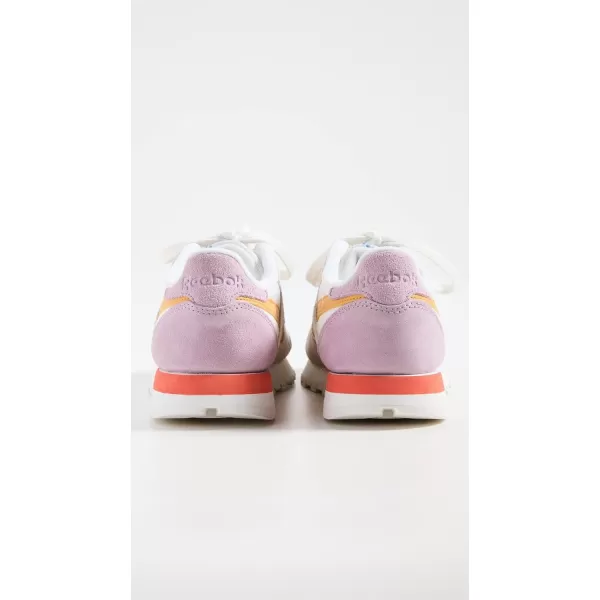 imageReebok Womens Classic Leather Ripple SneakersChalkOchreInfused Lilac