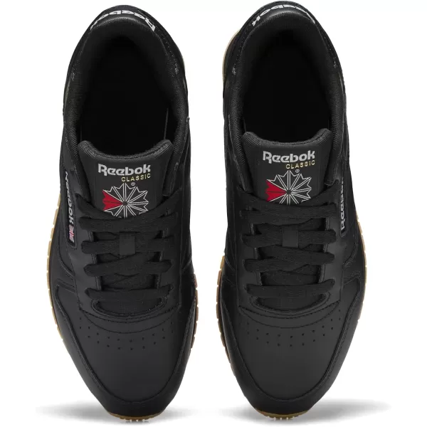 imageReebok Womens Classic Leather Ripple SneakersCore BlackPure Grey 5Reebok Rubber Gum03
