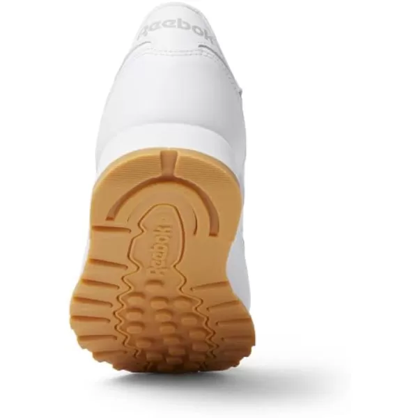 imageReebok Womens Classic Leather Ripple SneakersFtwr WhiteGrey 3Rubber Gum