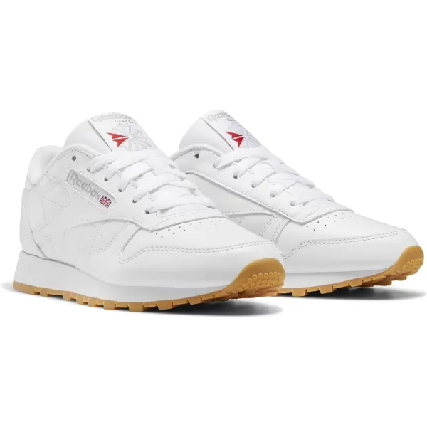 imageReebok Womens Classic Leather Ripple SneakersFtwr WhiteGrey 3Rubber Gum
