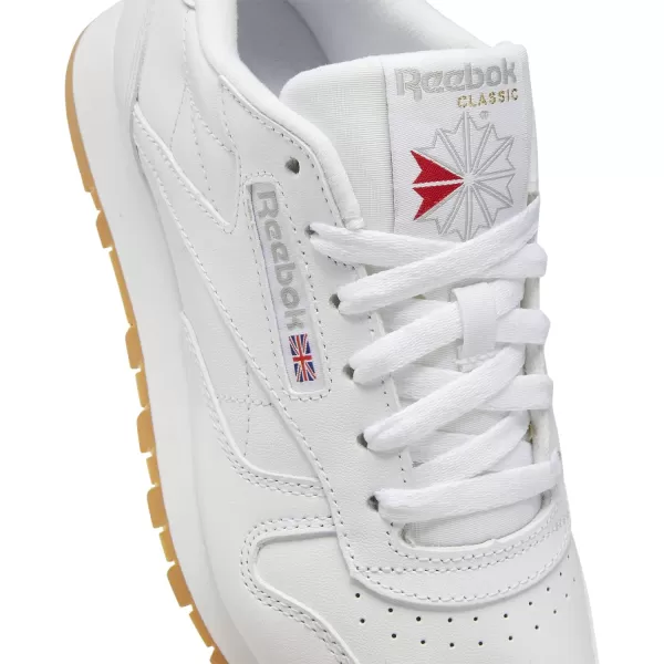 imageReebok Womens Classic Leather Ripple SneakersFtwr WhiteGrey 3Rubber Gum