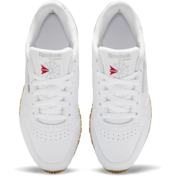 imageReebok Womens Classic Leather Ripple SneakersFtwr WhiteGrey 3Rubber Gum