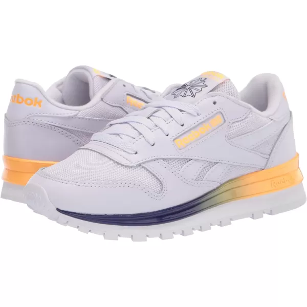 imageReebok Womens Classic Leather Ripple SneakersLilac FrostSolar GoldMystic Orchid