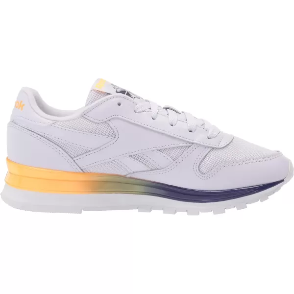 imageReebok Womens Classic Leather Ripple SneakersLilac FrostSolar GoldMystic Orchid