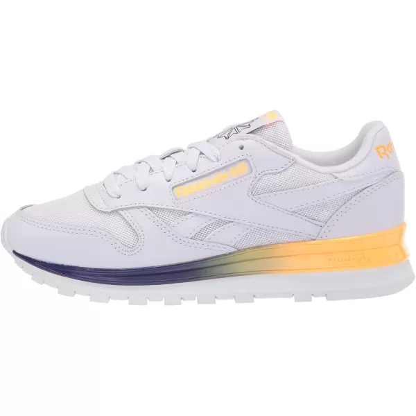 imageReebok Womens Classic Leather Ripple SneakersLilac FrostSolar GoldMystic Orchid