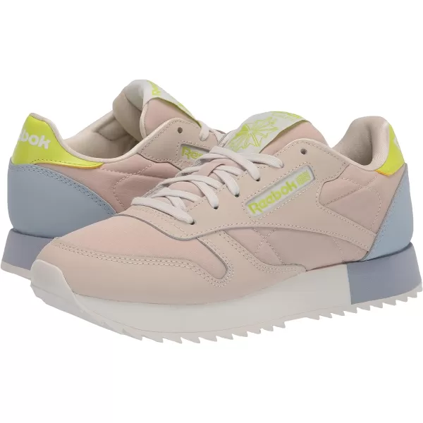 imageReebok Womens Classic Leather Ripple SneakersModern BeigeGable GreyChalk