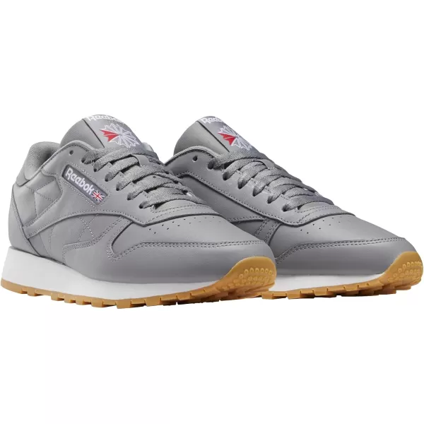 imageReebok Womens Classic Leather Ripple SneakersPure Grey 5 Ftwr White Reebok Rubber Gum 03