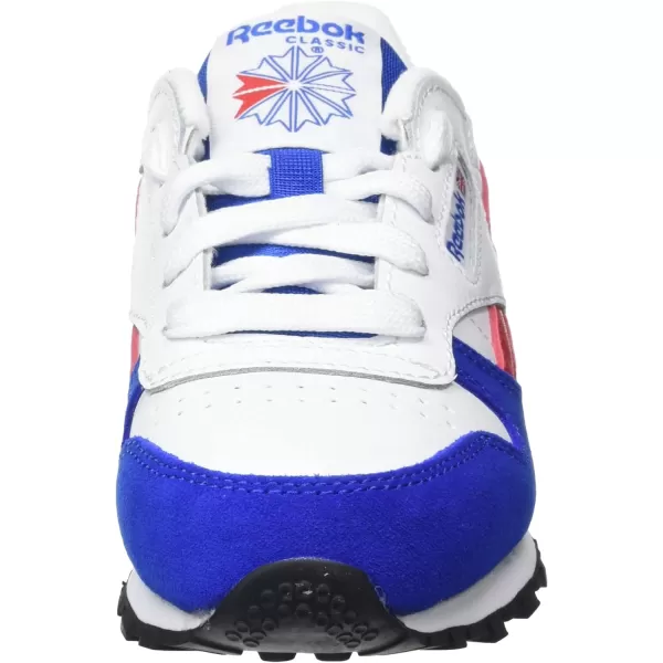 imageReebok Womens Classic Leather Ripple SneakersVector Blue Ftwr White Vector Red