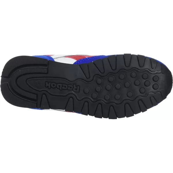 imageReebok Womens Classic Leather Ripple SneakersVector Blue Ftwr White Vector Red
