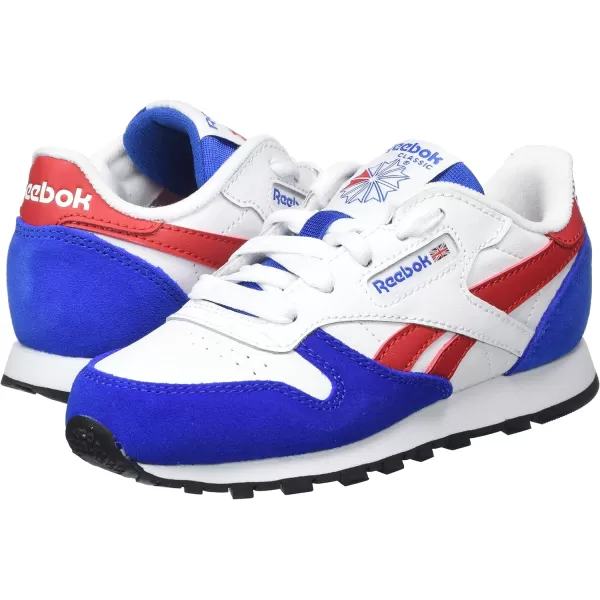 imageReebok Womens Classic Leather Ripple SneakersVector Blue Ftwr White Vector Red