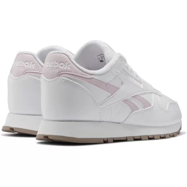 imageReebok Womens Classic Leather Ripple SneakersVeganWhitePixel PinkTaupe