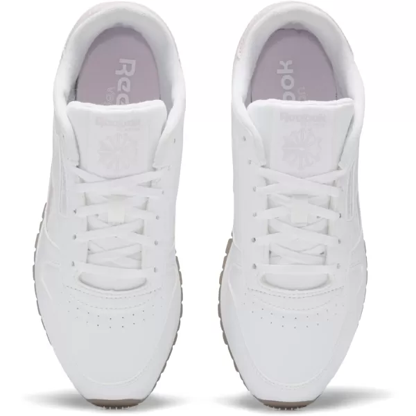 imageReebok Womens Classic Leather Ripple SneakersVeganWhitePixel PinkTaupe