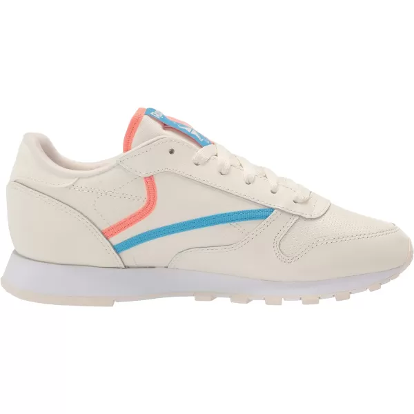 imageReebok Womens Classic Leather Ripple SneakersWhiteCarbonVector Red