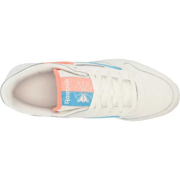 imageReebok Womens Classic Leather Ripple SneakersWhiteCarbonVector Red