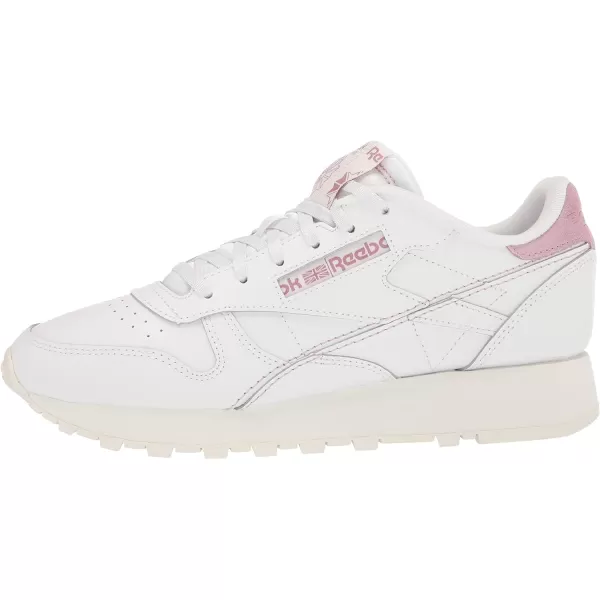 imageReebok Womens Classic Leather Ripple SneakersWhiteChalkInfused Lilac