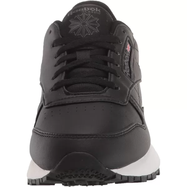 imageReebok Womens Classic Leather Sneaker from the Vegan Collection in Black and Pure Grey