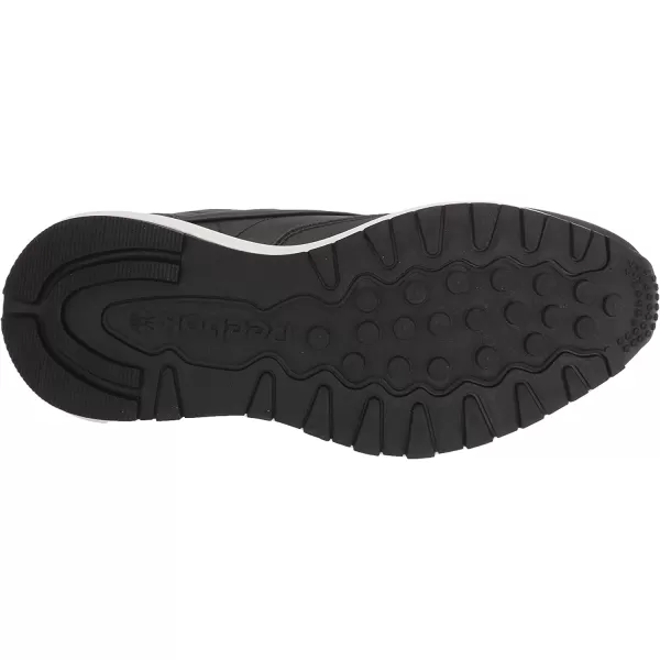 imageReebok Womens Classic Leather Sneaker from the Vegan Collection in Black and Pure Grey