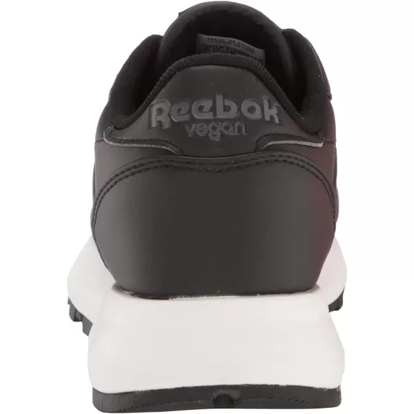 imageReebok Womens Classic Leather Sneaker from the Vegan Collection in Black and Pure Grey