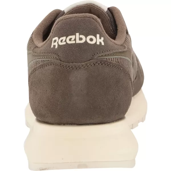 imageReebok Womens Classic Leather Sneaker in Army Green and White