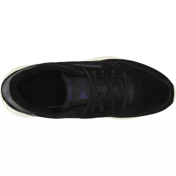 imageReebok Womens Classic Leather Sneaker in Black and Chalk