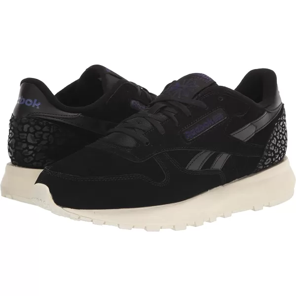 imageReebok Womens Classic Leather Sneaker in Black and Chalk