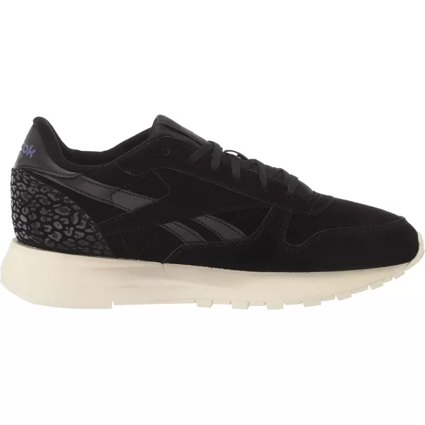 imageReebok Womens Classic Leather Sneaker in Black and Chalk
