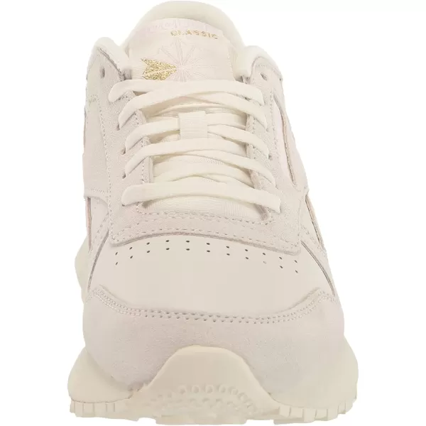 imageReebok Womens Classic Leather Sneaker in Chalk and Pixel Pink
