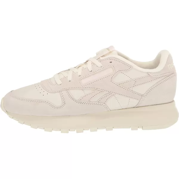 imageReebok Womens Classic Leather Sneaker in Chalk and Pixel Pink