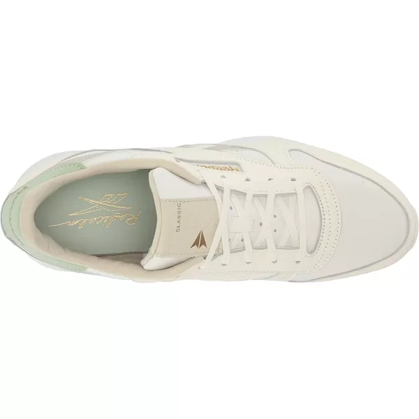 imageReebok Womens Classic Leather Sneaker in ChalkMoonstoneLight Sage