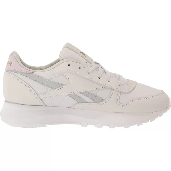 imageReebok Womens Classic Leather Sneaker in Cold Grey Pure Grey and Quartz Glow