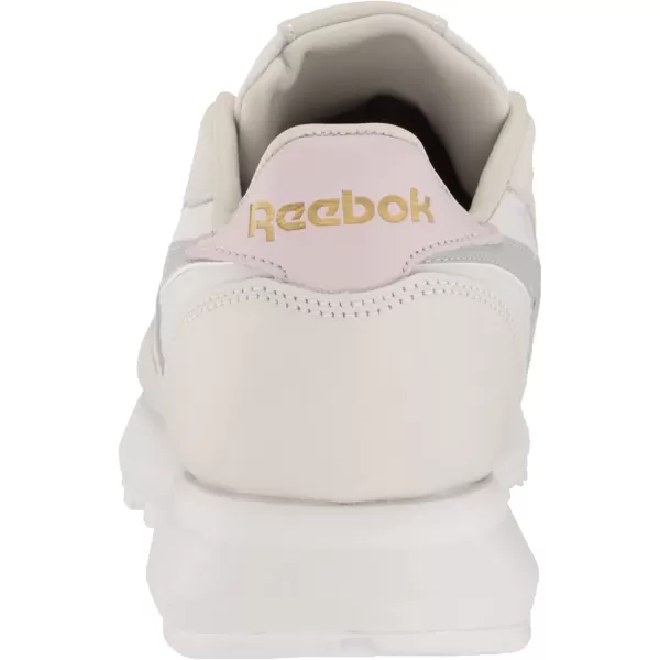imageReebok Womens Classic Leather Sneaker in Cold Grey Pure Grey and Quartz Glow
