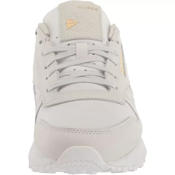 imageReebok Womens Classic Leather Sneaker in Cold Grey Pure Grey and Quartz Glow