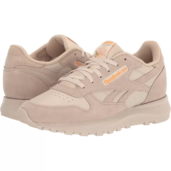 imageReebok Womens Classic Leather Sneaker in Modern BeigeStuccoPeach Fuzz