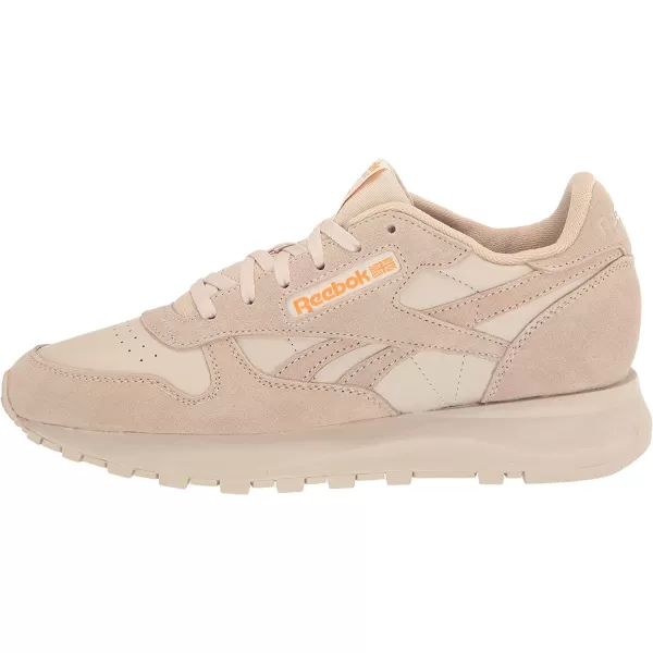 imageReebok Womens Classic Leather Sneaker in Modern BeigeStuccoPeach Fuzz