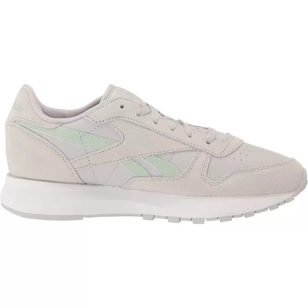 imageReebok Womens Classic Leather Sneaker in Pure Grey and Light Sage