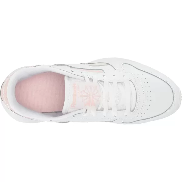 imageReebok Womens Classic Leather Sneaker in White and Porcelain Pink