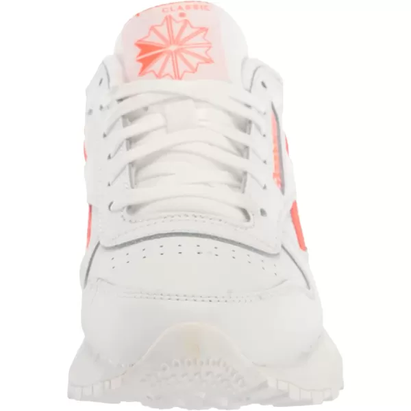 imageReebok Womens Classic Leather Sp SneakerWhiteSemi Orange Flare