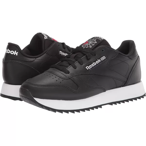 imageReebok Womens Classic Leathers SneakerBlackWhite