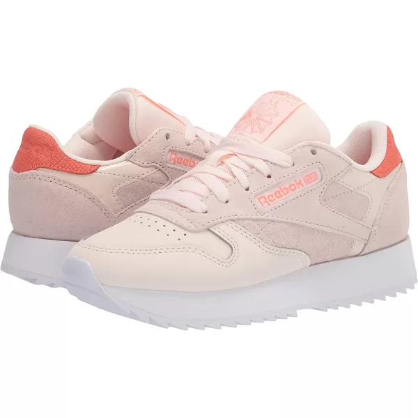 imageReebok Womens Classic Leathers SneakerCeramic PinkTwisted CoralWhite