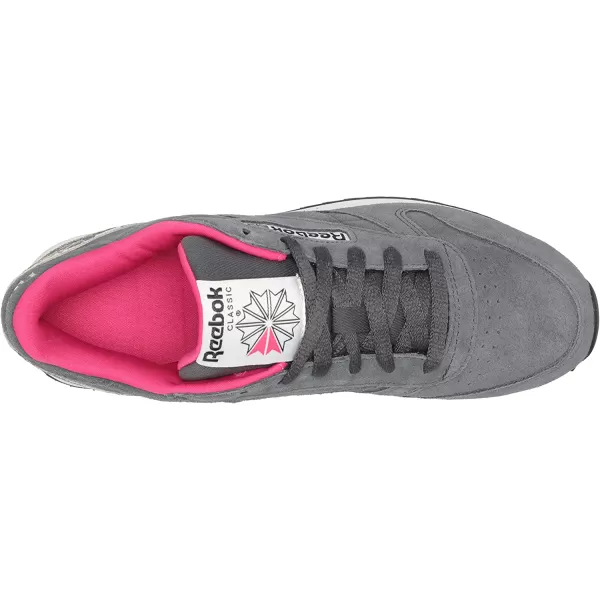 imageReebok Womens Classic Leathers SneakerCold GreyChalkPursuit Pink