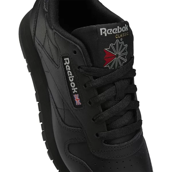 imageReebok Womens Classic Leathers SneakerCore BlackCore BlackPure Grey 5