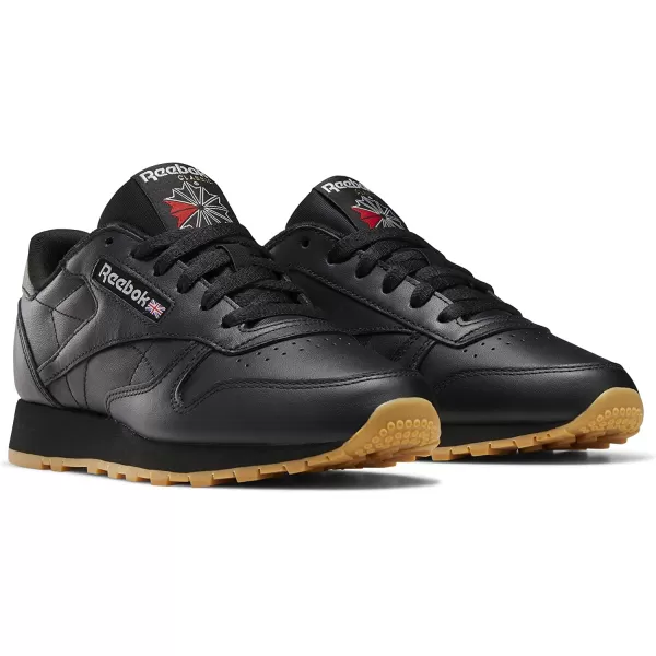 imageReebok Womens Classic Leathers SneakerCore BlackPure Grey 5Reebok Rubber Gum03