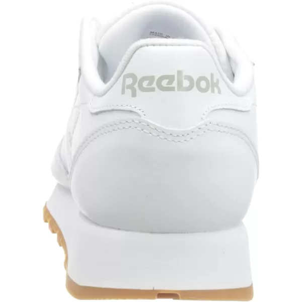 imageReebok Womens Classic Leathers SneakerFtwr White Pure Grey 3 Reebok Rubber Gum 03