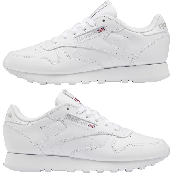 imageReebok Womens Classic Leathers SneakerFtwr WhiteFtwr WhitePure Grey 3