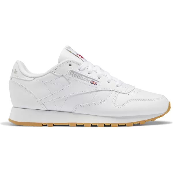 imageReebok Womens Classic Leathers SneakerFtwr WhitePure Grey 3Reebok Rubber Gum03