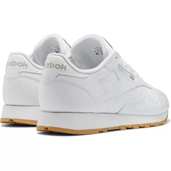 imageReebok Womens Classic Leathers SneakerFtwr WhitePure Grey 3Reebok Rubber Gum03