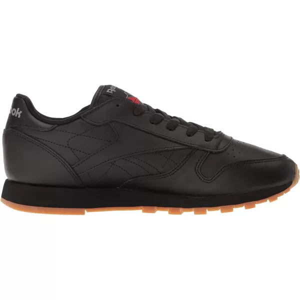 imageReebok Womens Classic Leathers SneakerPure BlackGum